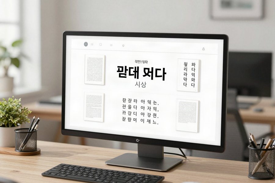 책 표지 디자인 시안